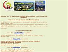 Tablet Screenshot of amis-des-sciences.org